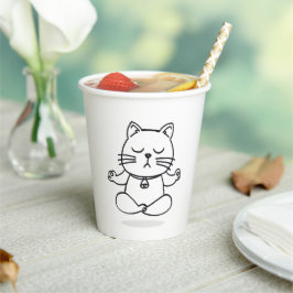 マグヨガ猫 紙コップ