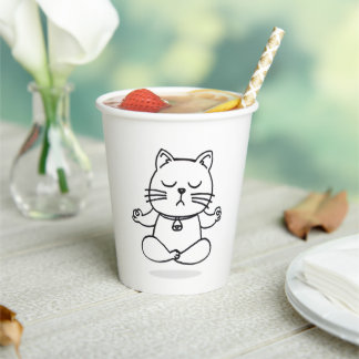 マグヨガ猫 紙コップ