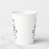 マグヨガ猫 紙コップ (左)