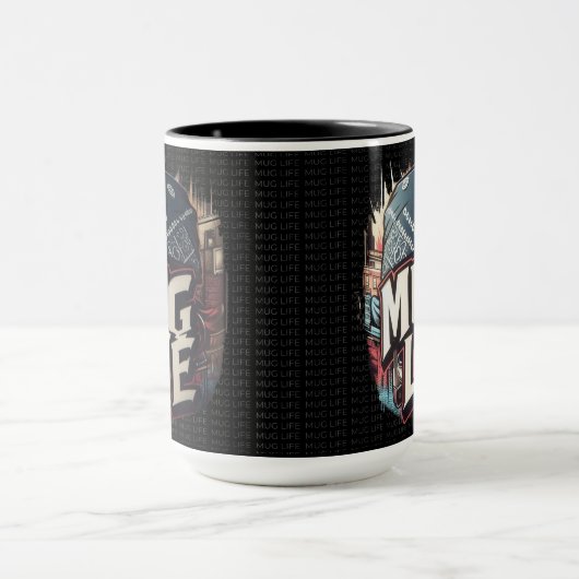 マグライフ：アーバングラフィティスタイル マグカップ (中央)