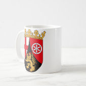 マグラインランドPfalzの紋章付き外衣 コーヒーマグカップ (正面左)