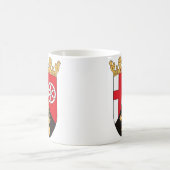 マグラインランドPfalzの紋章付き外衣 コーヒーマグカップ (中央)