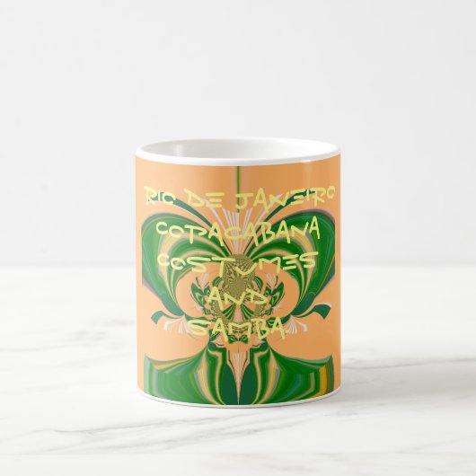 マグラップイメージテンプレート コーヒーマグカップ (中央)