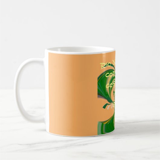 マグラップイメージテンプレート コーヒーマグカップ (左)