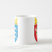 マグラプランドの紋章付き外衣 コーヒーマグカップ (中央)