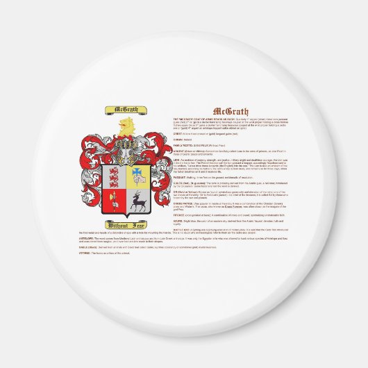 マグラース(意味) マグネット (正面)