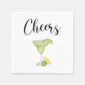 マグリタおめでとう スタンダードカクテルナプキン (正面)