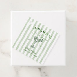 マグリタとマリッジ ストライプのブライズメイド フェイバータグ