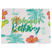 マグリタ ヴェイル トロピカル ブライズメイド ラージペーパーバッグ (正面)