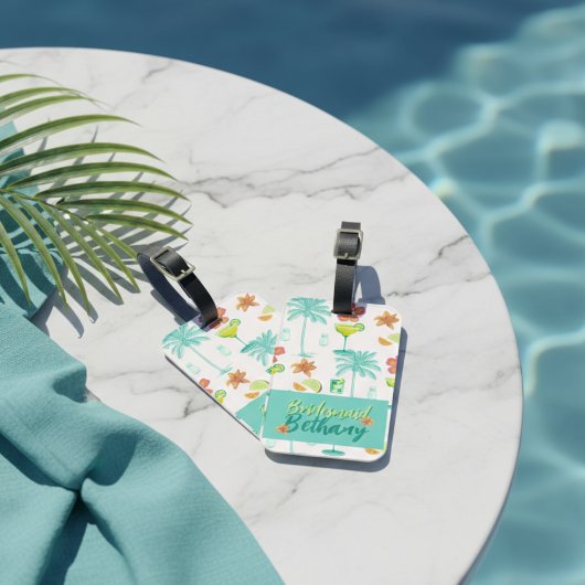 マグリタ ヴェイル ブライズメイド パーティ イラスト ラゲッジタグ