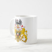 マグリューベックの紋章付き外衣 コーヒーマグカップ (正面左)