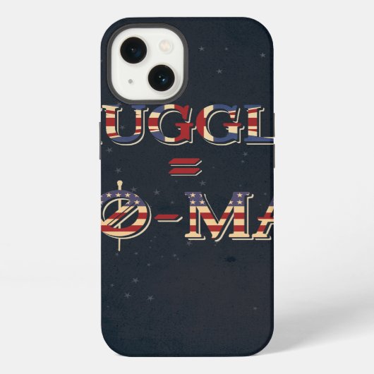 マグル™ = NO-MAJ™ iPhoneケース (裏面)