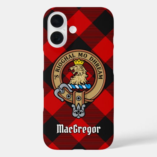 マグレゴールクレストオーバーロブロイタータンチェックiPhoneケース Case-Mate iPhoneケース (裏面)