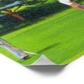 マグレゴールゴルフ場のゴルファー ポスター (角)