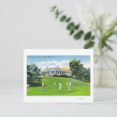 マグレゴールゴルフ場のゴルファー ポストカード (スタンド正面)