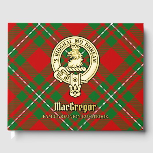 マグレゴールファミリー懇親会 ゲストブック (正面)