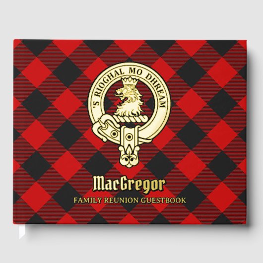 マグレゴールファミリー懇親会 ゲストブック (正面)