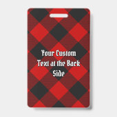 マグレゴールロブロイタータンチェックバッジ バッジ (裏面)