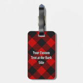 マグレゴールロブロイタータンチェックラゲッジタグ ラゲッジタグ (裏面縦)