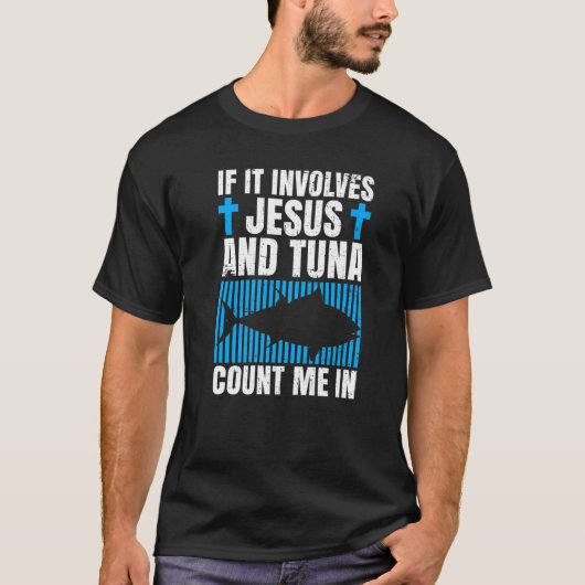 マグロのためのマグロ釣り名言 Tシャツ (正面)