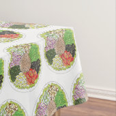 マグロのニコイセサラダ卵トマトオリーブ芋 テーブルクロス (インサイチュ)