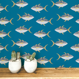 マグロのネイティブルーテールグリーンアート 壁紙