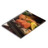 マグロのパーティ寿司タイムの魚料理 ノートブック (左側)