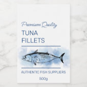 マグロの切り身の商品ラベル フードラベル (シングルラベル)