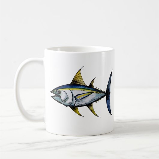 マグロの大魚 コーヒーマグカップ (左)