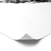 マグロの尻尾の印象アート ポスター (角)