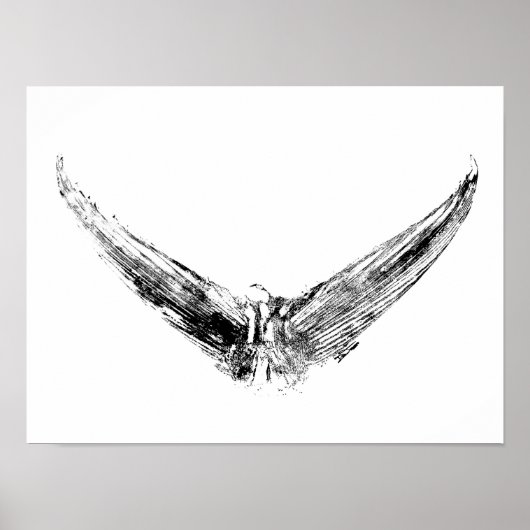 マグロの尻尾の印象アート ポスター (正面)