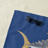 マグロの漁船名 ビーチタオル (インサイチュ)