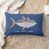 マグロの漁船名 ランバークッション (ブランケット)