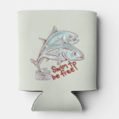 マグロの缶詰の魚 缶クーラー (裏面)