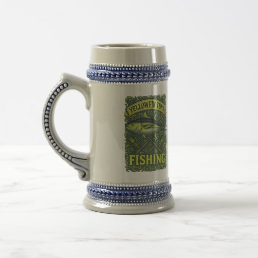 マグロの釣り ビールジョッキ (左)