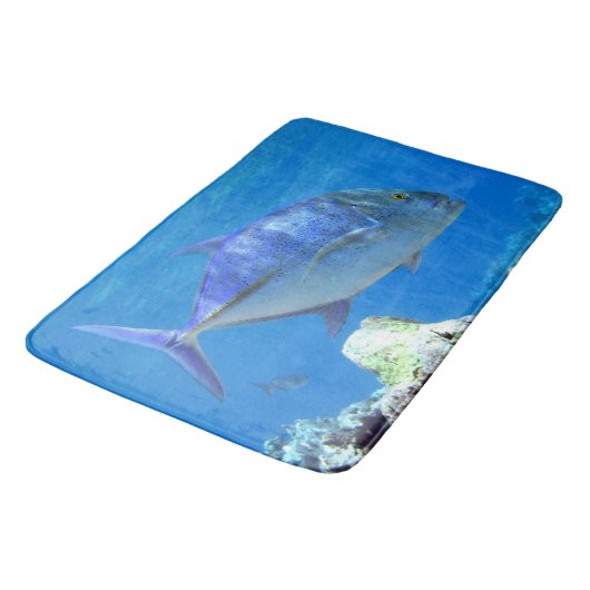 マグロの青 バスマット (アングル)