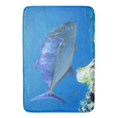 マグロの青 バスマット (正面縦)