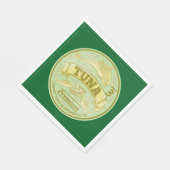 マグロポップ・アートのは魚を養殖できる スタンダードランチョンナプキン (角)