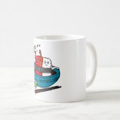 マグロ寿司で楽しもう  コーヒーマグカップ (正面右)