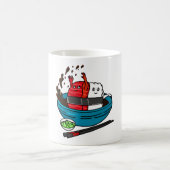 マグロ寿司で楽しもう  コーヒーマグカップ (中央)