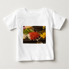 マグロ寿司パーティタイムフィッシュフード ベビーTシャツ