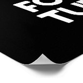 マグロ最高のの節の食べ物をおもしろいすし ポスター (角)