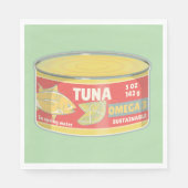 マグロ缶詰レトロ缶 スタンダードランチョンナプキン (正面)