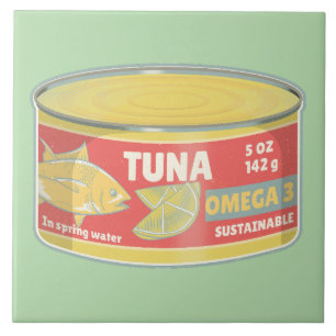 マグロ缶詰レトロ缶 タイル