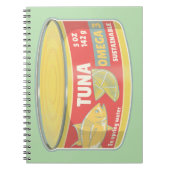 マグロ缶詰レトロ缶 ノートブック (正面)