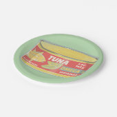 マグロ缶詰レトロ缶 ペーパープレート (アングル)