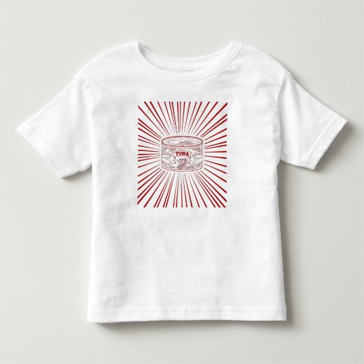 マグロ缶 トドラーTシャツ (正面)