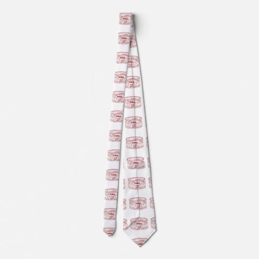 マグロ缶 ネクタイ (裏面)