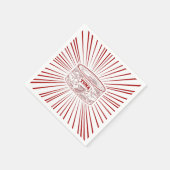 マグロ類 スタンダードカクテルナプキン (角)