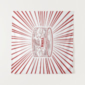 マグロ類 タペストリー (正面(横))